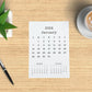 Desk Calendar 3 Month Design