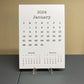 Desk Calendar 3 Month Design