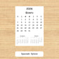 Desk Calendar 3 Month Design