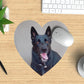 Custom Photo Heart Mouse Pad