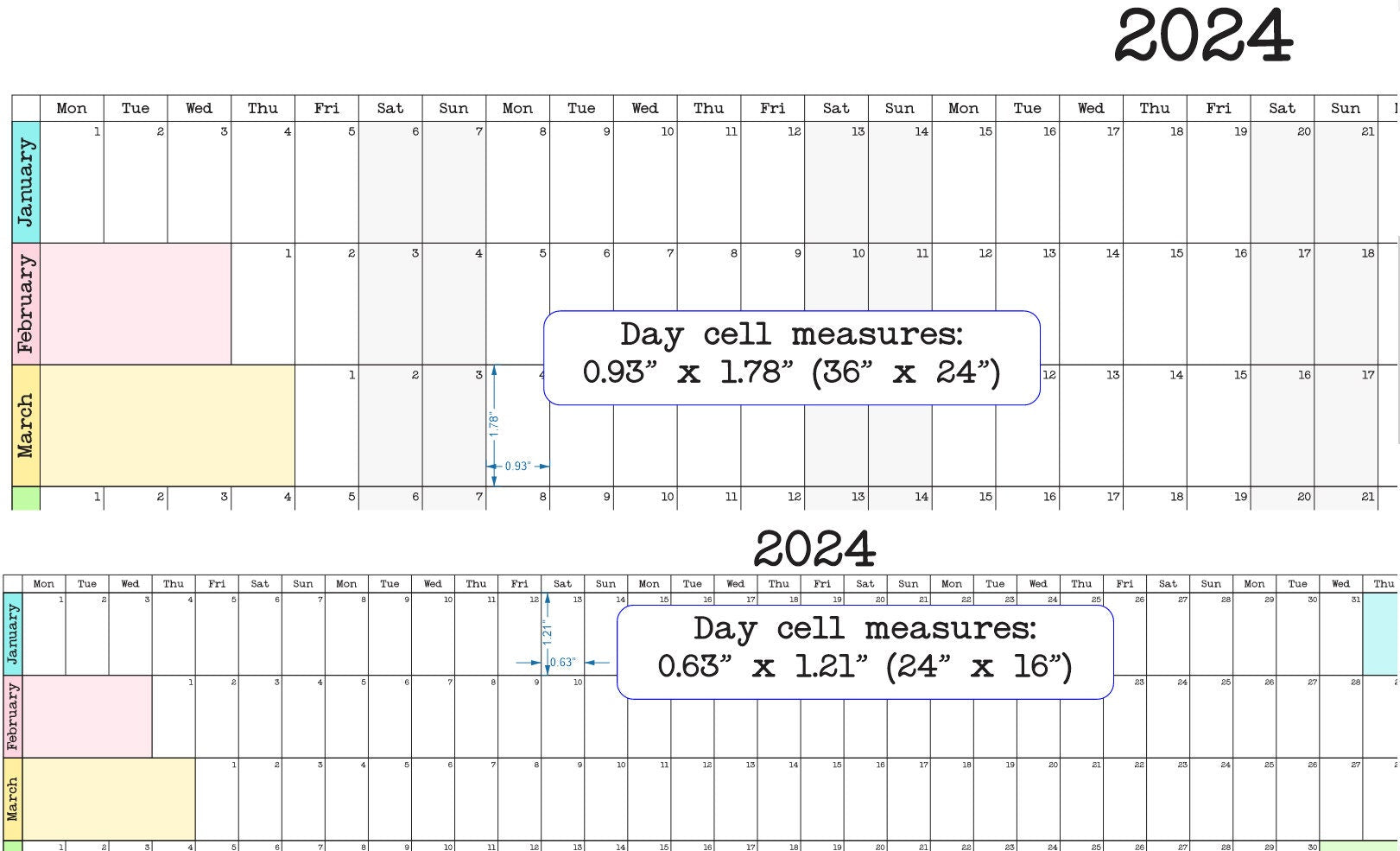 Large 2026-2027 Academic Wall Calendar – Minimalist Annual Planner