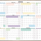 Large Wall Calendar Annual Planner