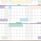 Large Wall Calendar Annual Planner