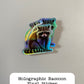 Raccoon Holographic Vinyl Sticker