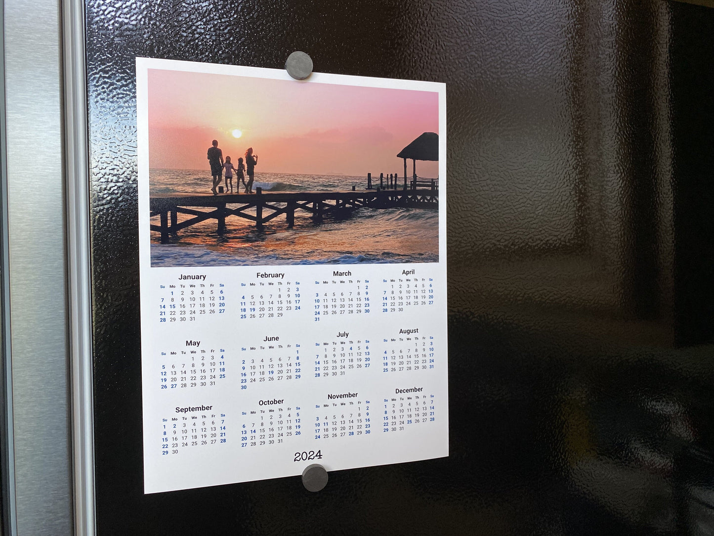 Custom Photo Year At A Glance Calendar