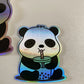 Panda Boba Holographic Vinyl Sticker