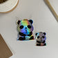 Panda Boba Holographic Vinyl Sticker