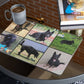 Custom Photo Collage Desk Mat 16 x 10