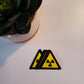 Radioactive Warning Clear Vinyl Sticker