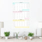 Large Quarterly Wall Calendar With Three Months