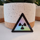 Radioactive Warning Holographic Vinyl Sticker