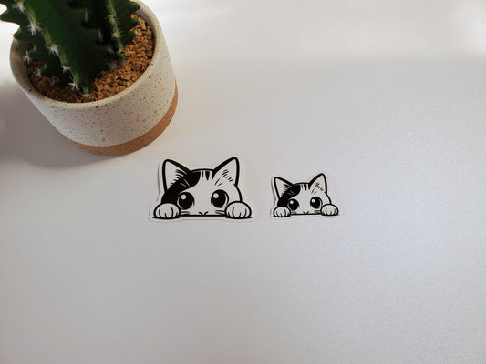 Cat Clear Vinyl Sticker