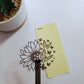 Sunflower and Butterflies Clear Vinyl Sticker - Style B