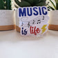 Music is Life Sticker