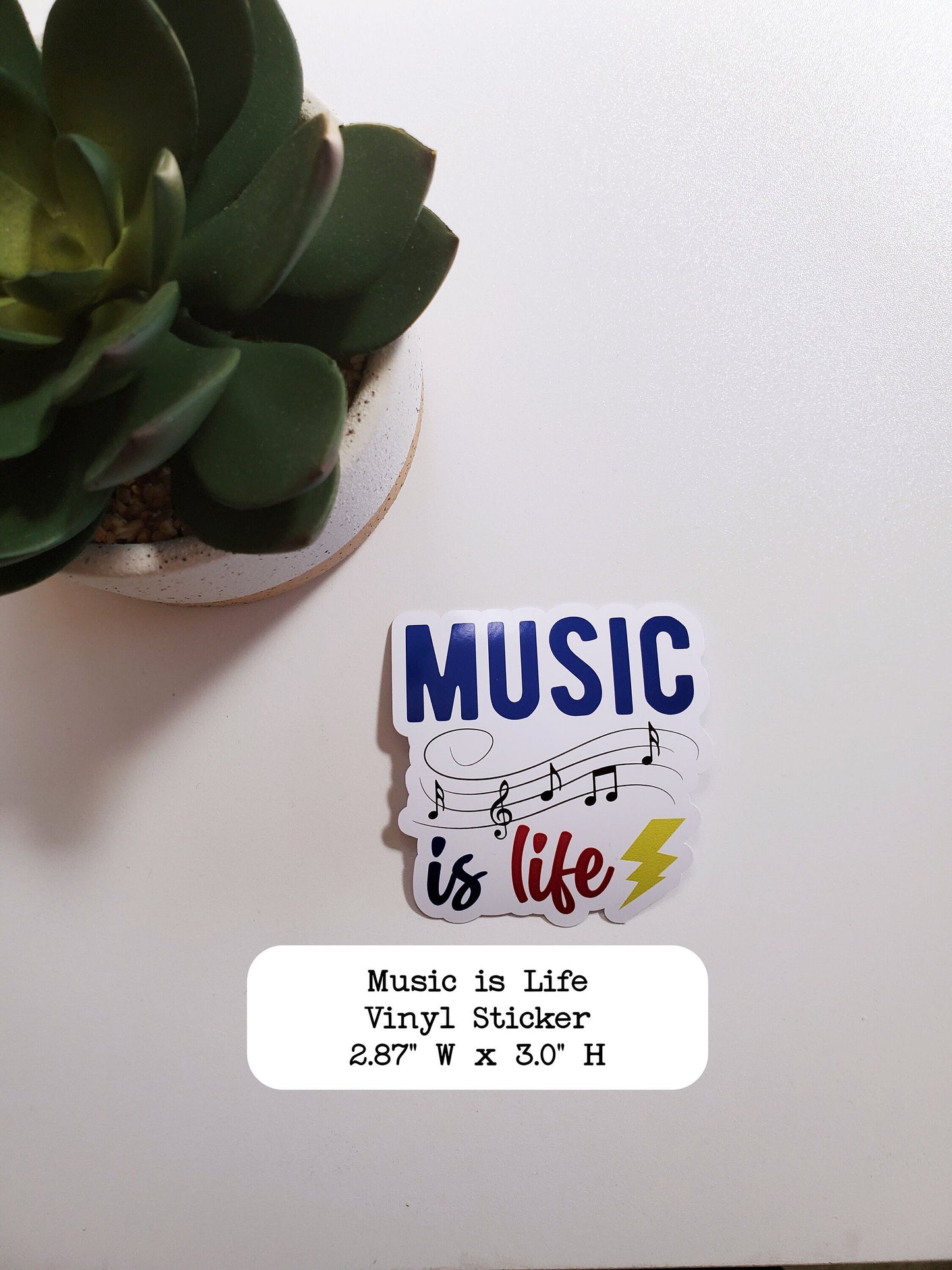 Music is Life Sticker