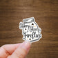 Fireflies Vinyl Sticker