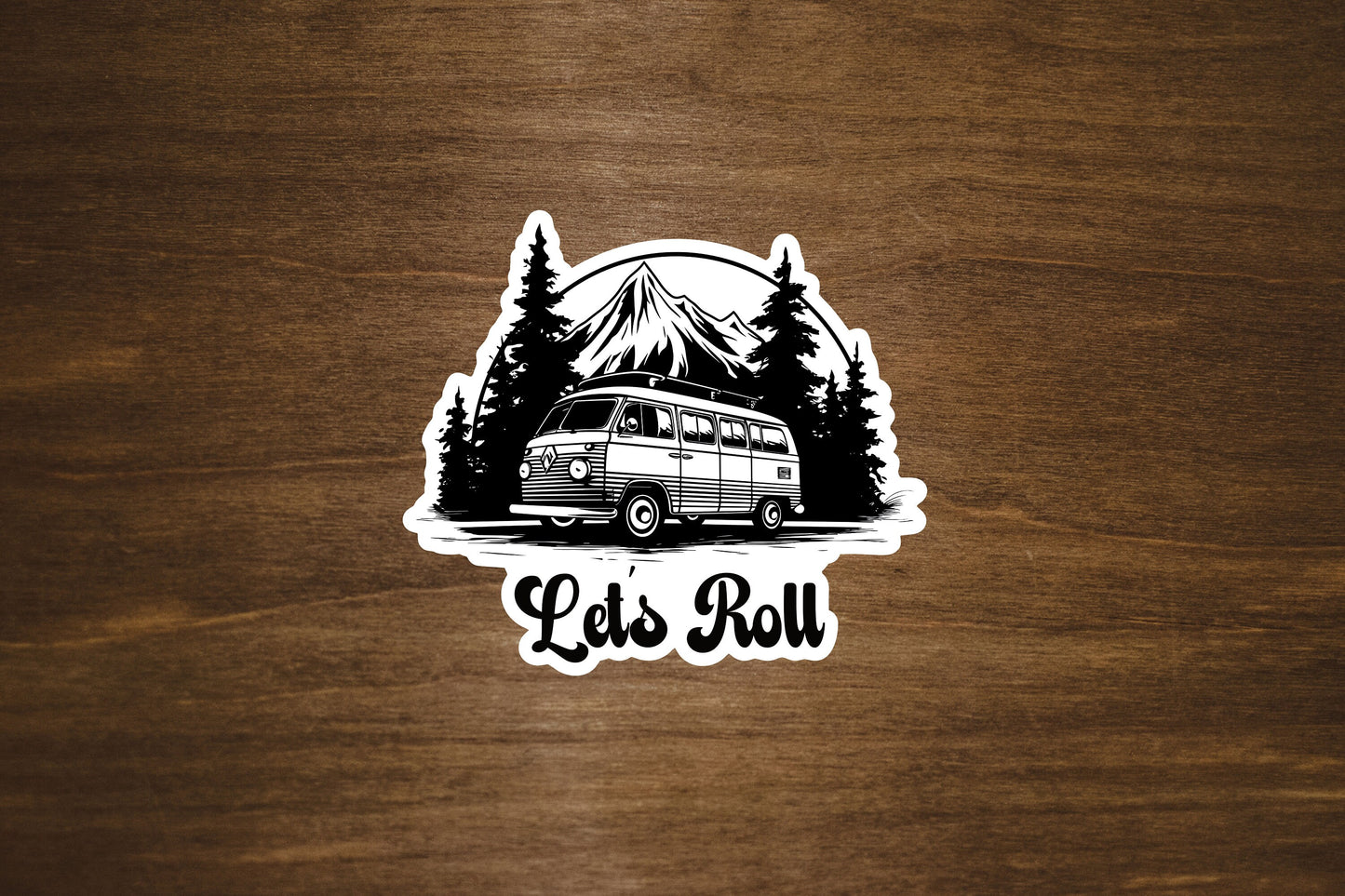 Let's Roll Vinyl Sticker