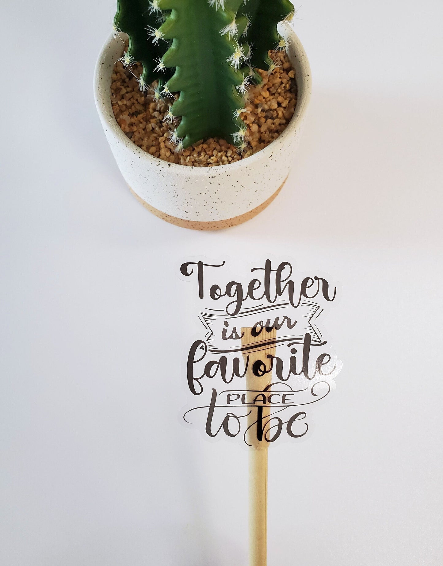 Together is Our Favorite Place to Be Vinyl Sticker - Style A