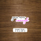 You Are Enough Vinyl Text Sticker