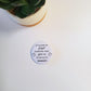 Funeral Favor Memorial Pinback Button