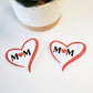 Mom Heart Vinyl Sticker