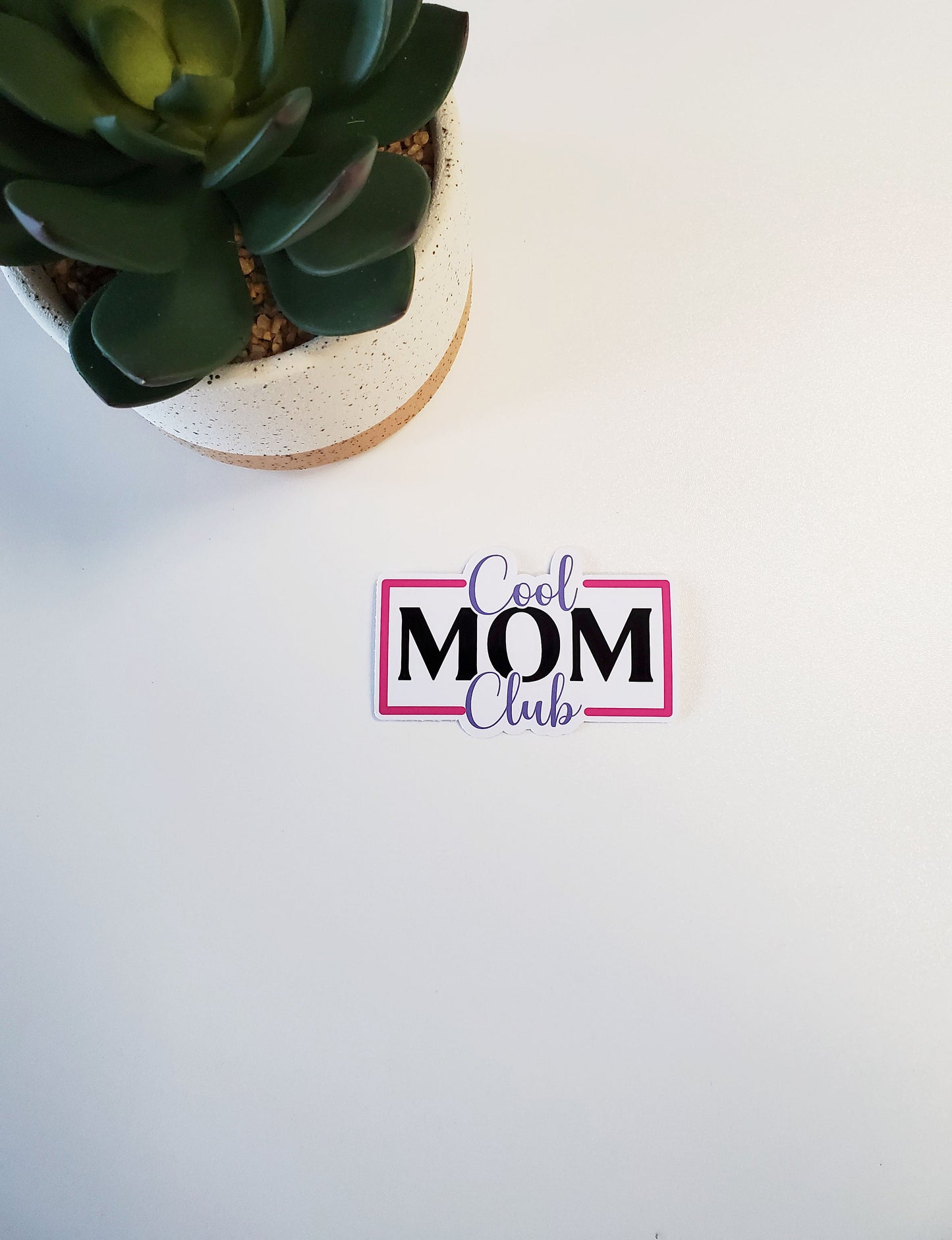 Cool Mom Club Text Sticker