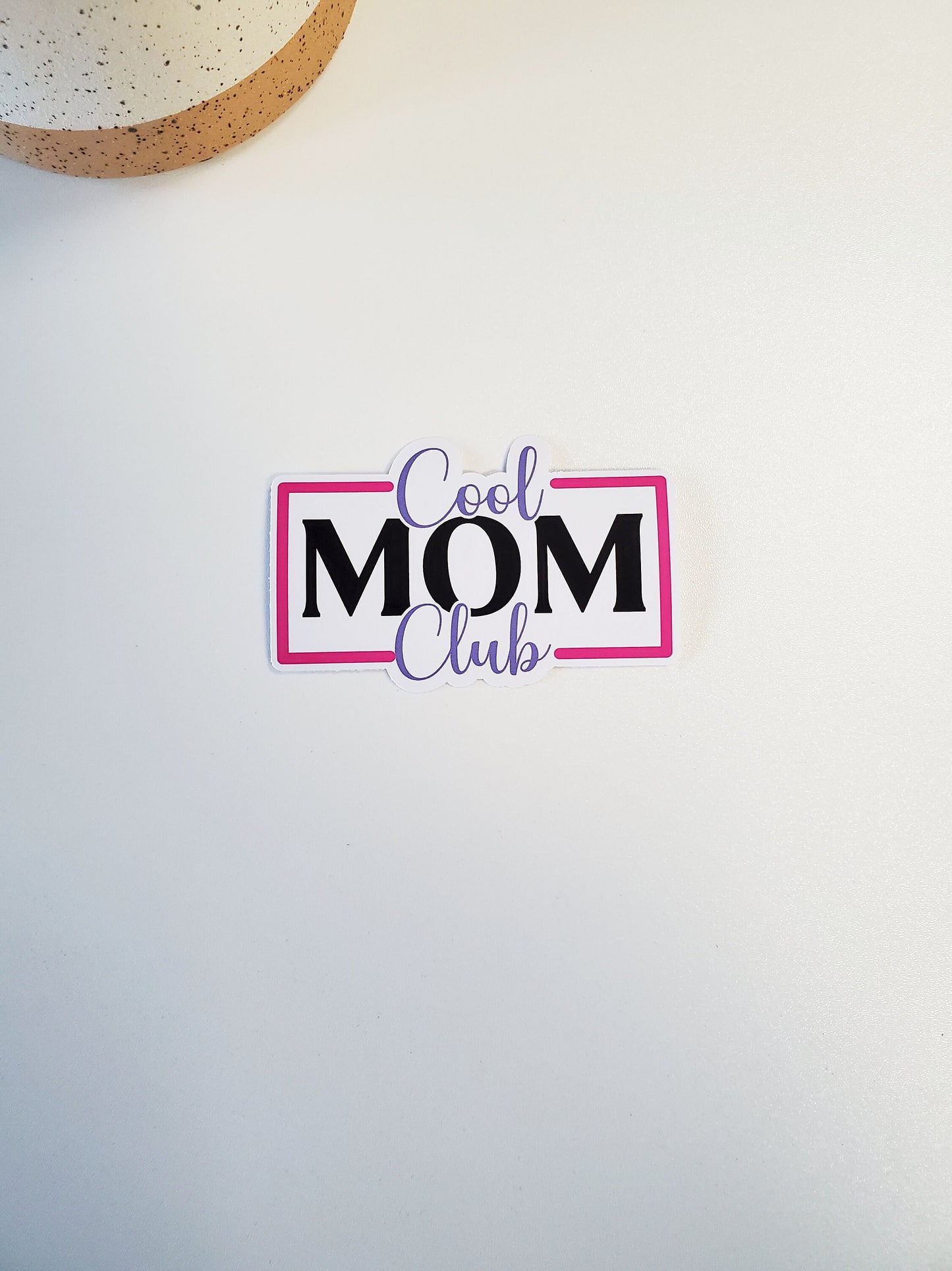 Cool Mom Club Text Sticker