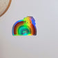 Rainbow and Sun Holographic Vinyl Sticker