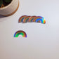 Retro Rainbow Holographic Vinyl Sticker