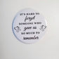 Funeral Favor Memorial Pinback Button