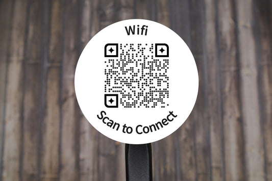 Wifi QR Code Custom Stickers