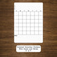 Large Undated Calendar Stickers With Goals and Notes Section