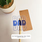 Dad Clear Vinyl Text Sticker