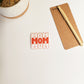 Mom Clear Vinyl Text Sticker