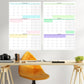 Monday Start Large Single Quarter Wall Calendar With Three Months | Start On Any Month | 24" x 36" or 16" x 24" | Physical Print