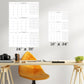 Monday Start Large Single Quarter Wall Calendar With Three Months | Start On Any Month | 24" x 36" or 16" x 24" | Physical Print