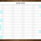 Large 2026-2027 Academic Wall Calendar – Minimalist Annual Planner