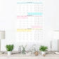 Monday Start Large Single Quarter Wall Calendar With Three Months | Start On Any Month | 24" x 36" or 16" x 24" | Physical Print