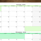 Monday Start Large Single Quarter Wall Calendar With Three Months | Start On Any Month | 24" x 36" or 16" x 24" | Physical Print