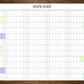 Large 2026-2027 Academic Wall Calendar – Minimalist Annual Planner