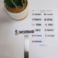Months Banner Sticker Sheet | Month Header Stickers for Planners, Journals and Calendars | Kiss Cut, Matte Finish | Style C