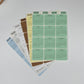 Micro Calendar Stickers