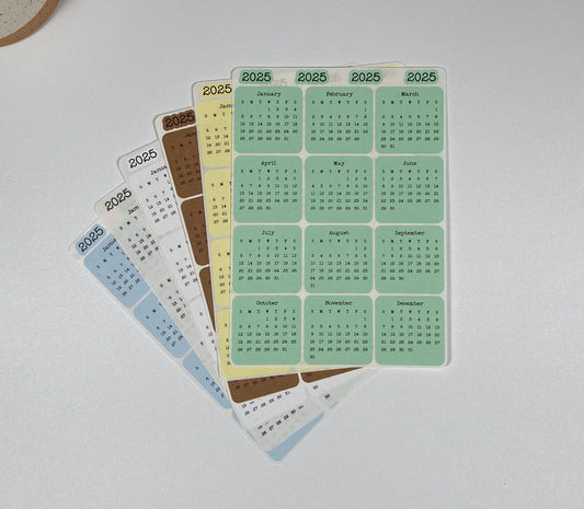 Micro Calendar Stickers