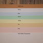 Two Page Calendar Stickers