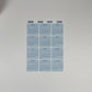 Micro Calendar Stickers