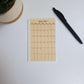 Small Calendar Stickers for Planners and Journals 2023, 2024, & 2025 | Start On Any Month | Monthly Sticker, Die Cut, Matte Finish, 3" x 5"