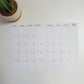Large Two Page Calendar Stickers for Planners 2026, 2027 or 2028 | Matte Finish, B5 6.9" x 9.8" | 2 Stickers Per Month, 24 Total Stickers