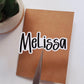 Custom Name Sticker | Vinyl Name Sticker Labels | Contour Cut, Glossy Vinyl | Font B