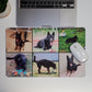 Custom Photo Collage Desk Mat 16 x 10