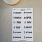 Months Banner Sticker Sheet | Month Header Stickers for Planners, Journals and Calendars | Kiss Cut, Matte Finish | Style C
